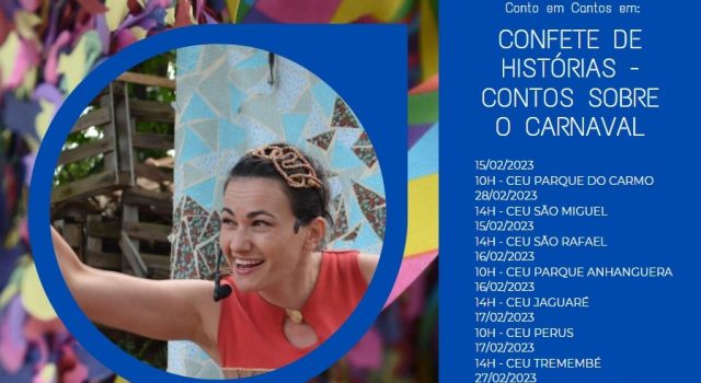 Flyer Confete De Hisorias Contos Sobre O Carnaval