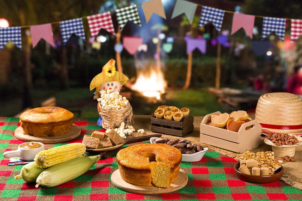 Table Of Brazilian Festa Junina.