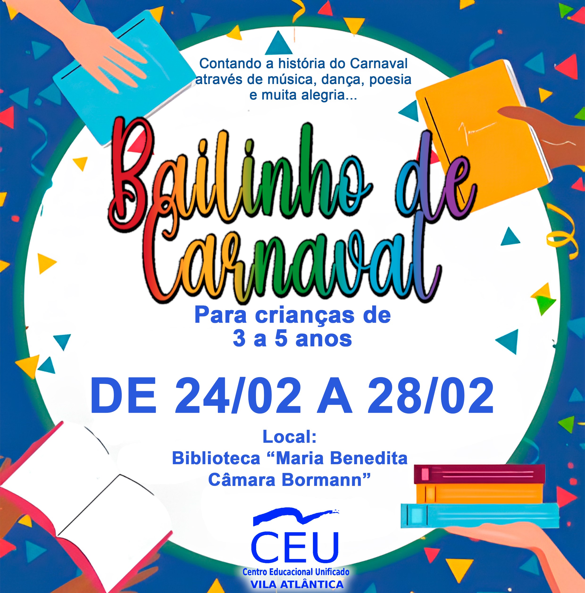 Carnaval Biblioteca Bailinho