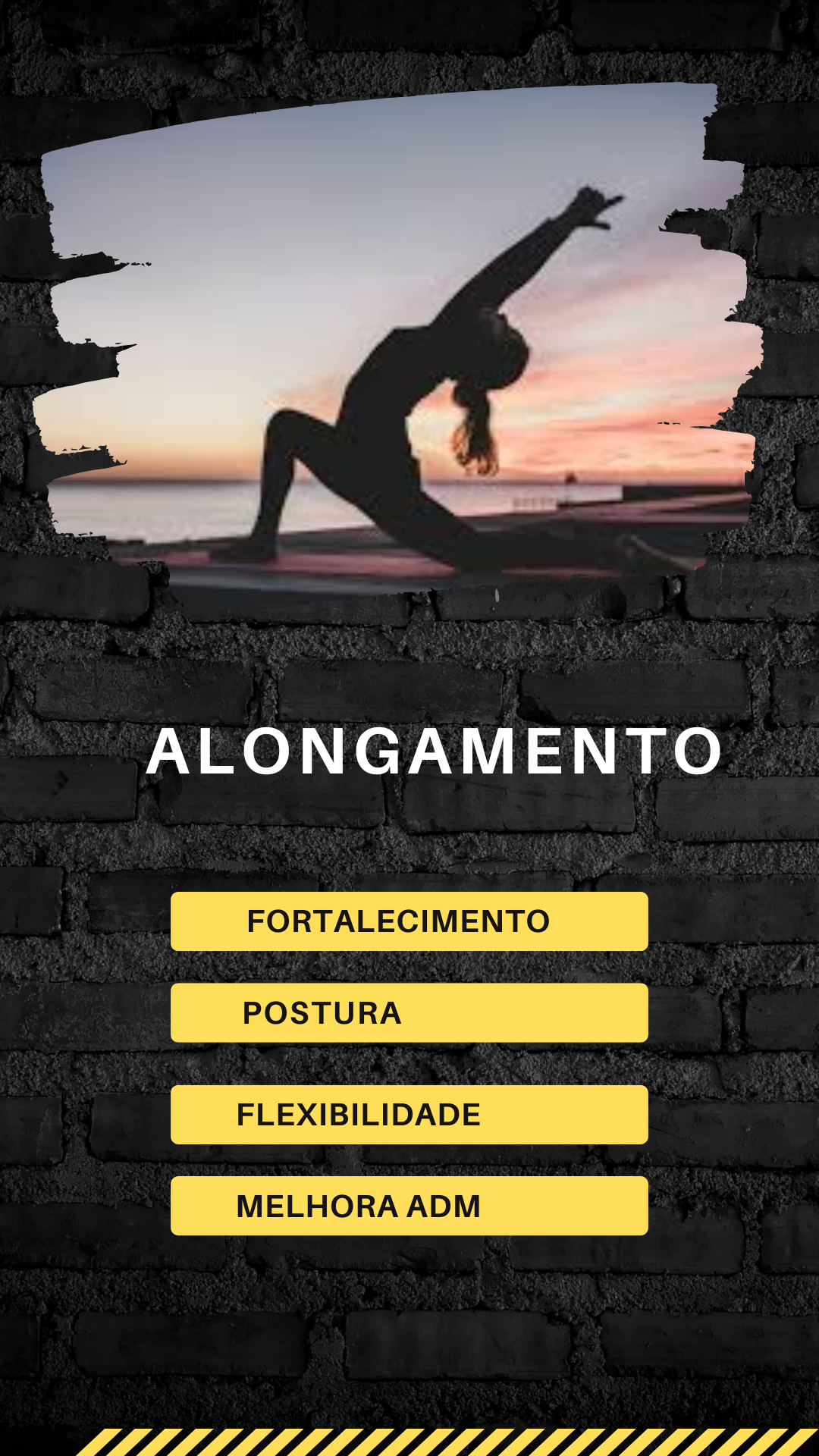 Benefícios Da Atividade Física Profissional Amarelo E Preto Story (2)