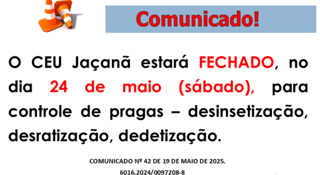 Comunicado Desi Desa 24 De Maio De 2025