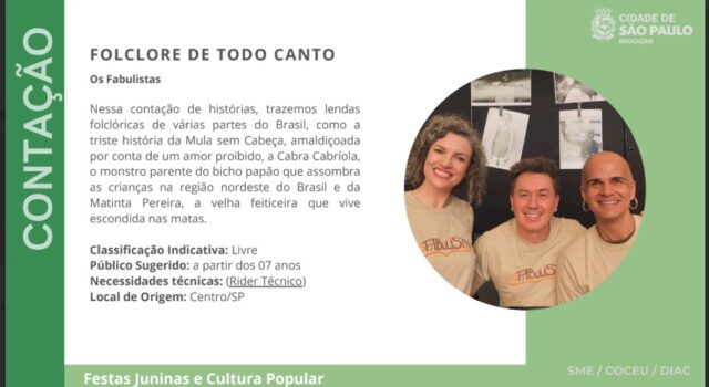 Contação De História Junho