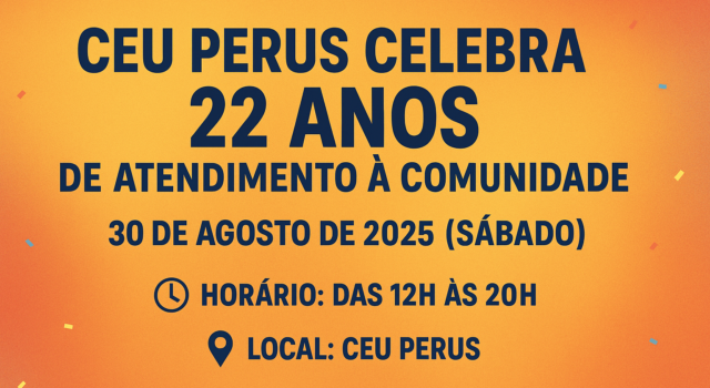 Capa Caniversario Do Ceu Perus 640x350