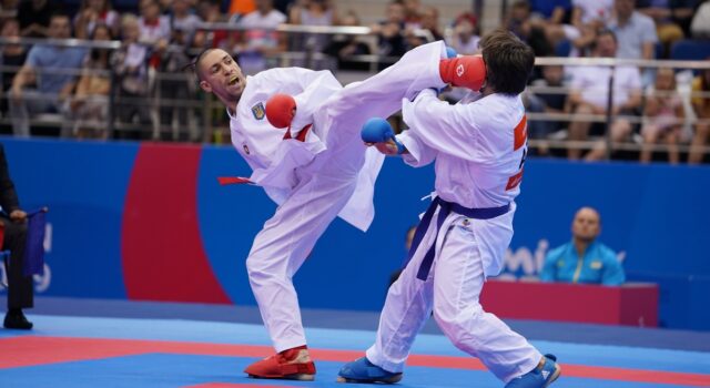 Horuna Stanislav (ukraine) Vs Aghayev Rafael (azerbaijan) In Senior Kumite 75 Kg Final Bout