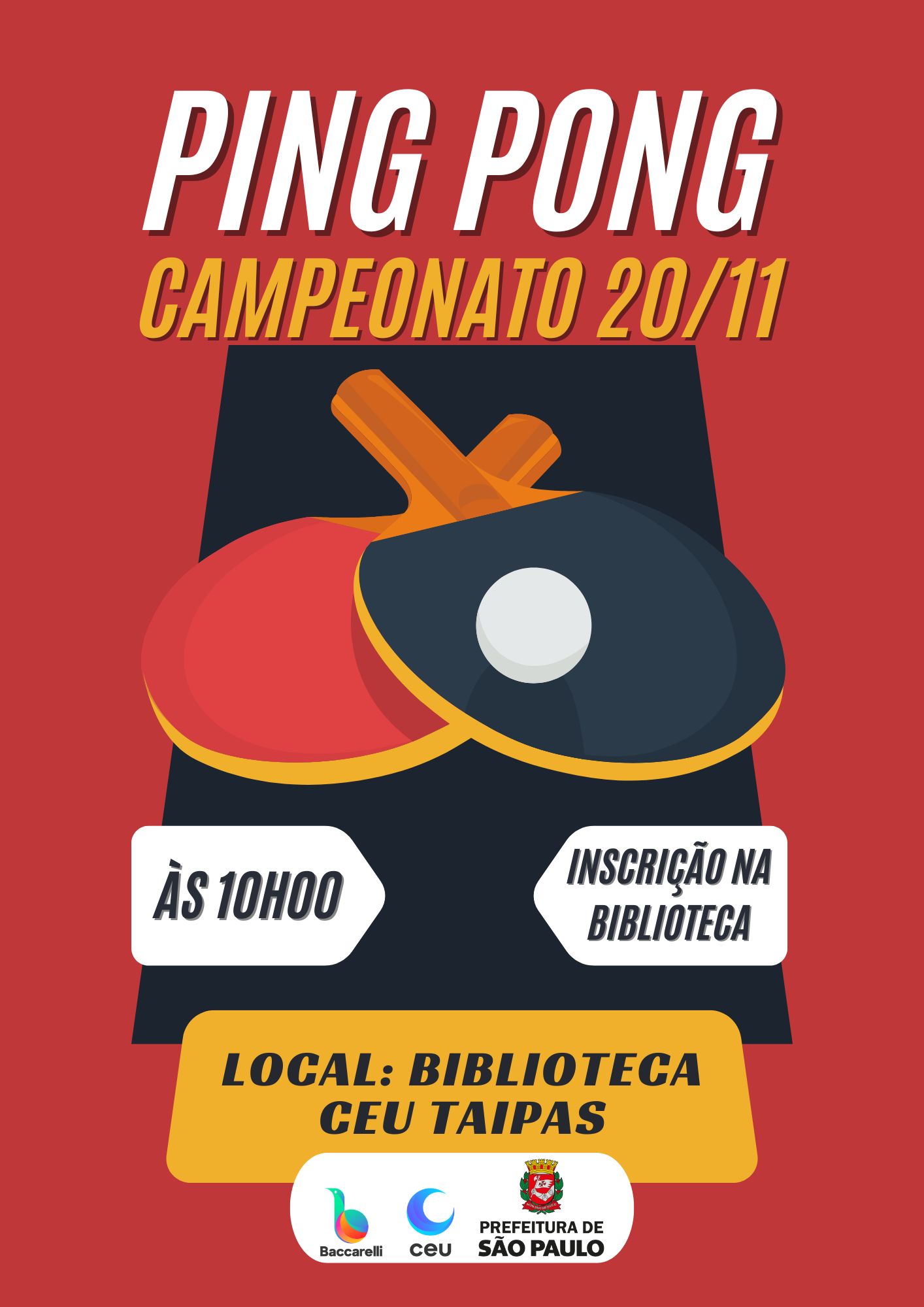 Arte Campeonato Ping Pong