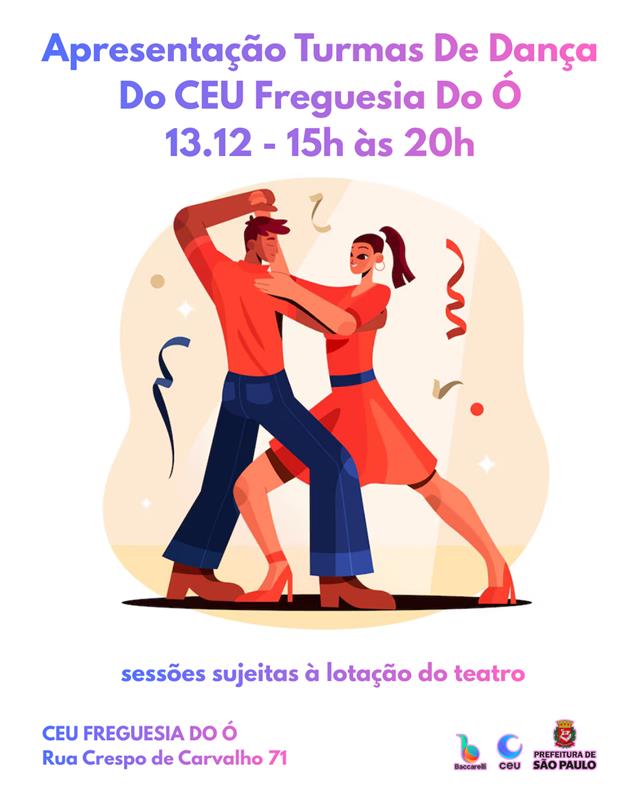 Divulgação Apresentação Dança Turmas Ceu FÓ