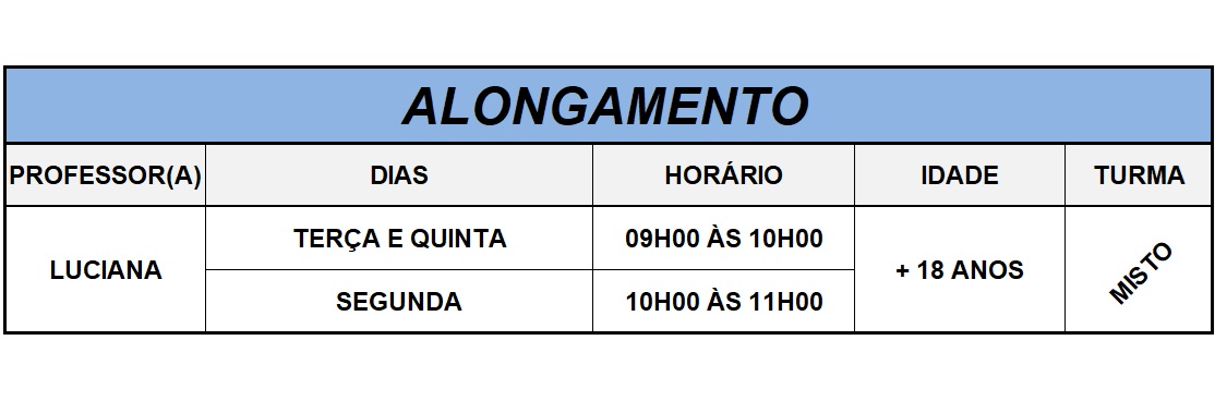 Alongamento