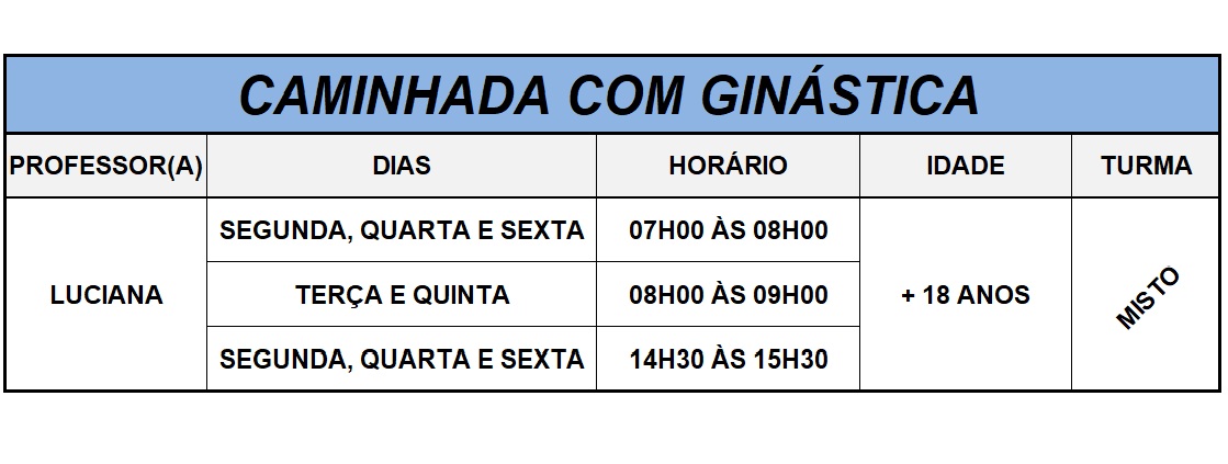 Caminhada Com Ginástica