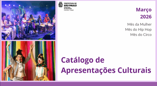 catalogo de apresentações
