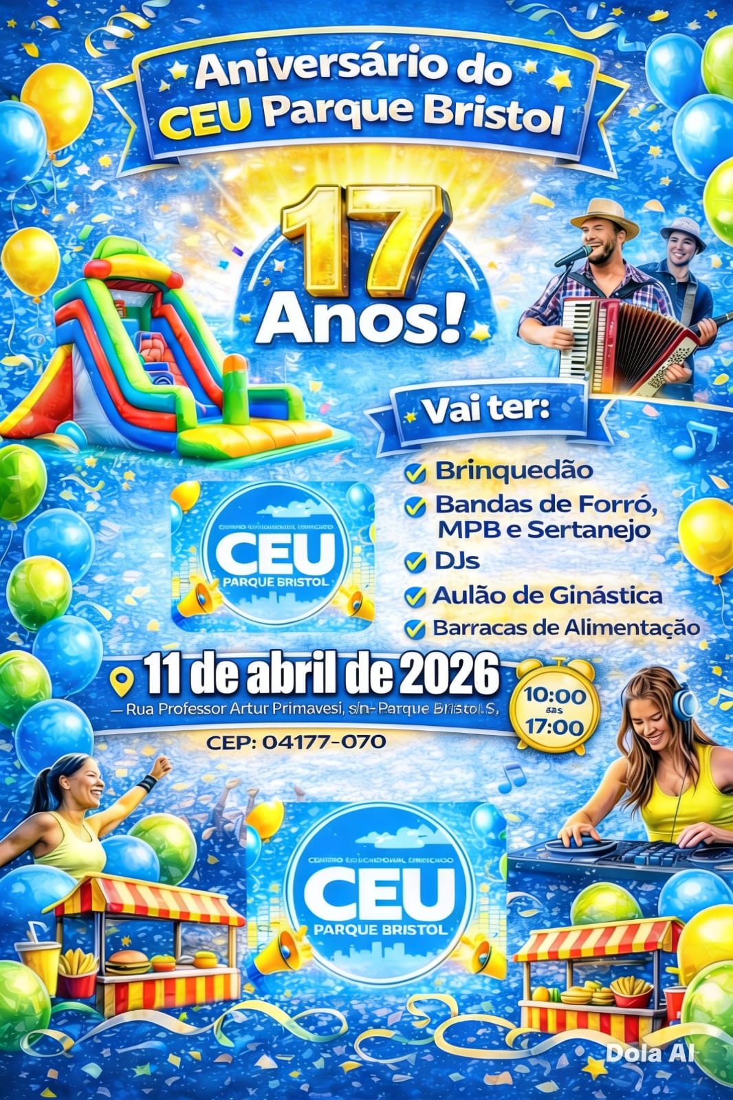 Aniversário Do Ceu