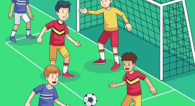 Campo De Futsal Com Jogadores 23 2148698394