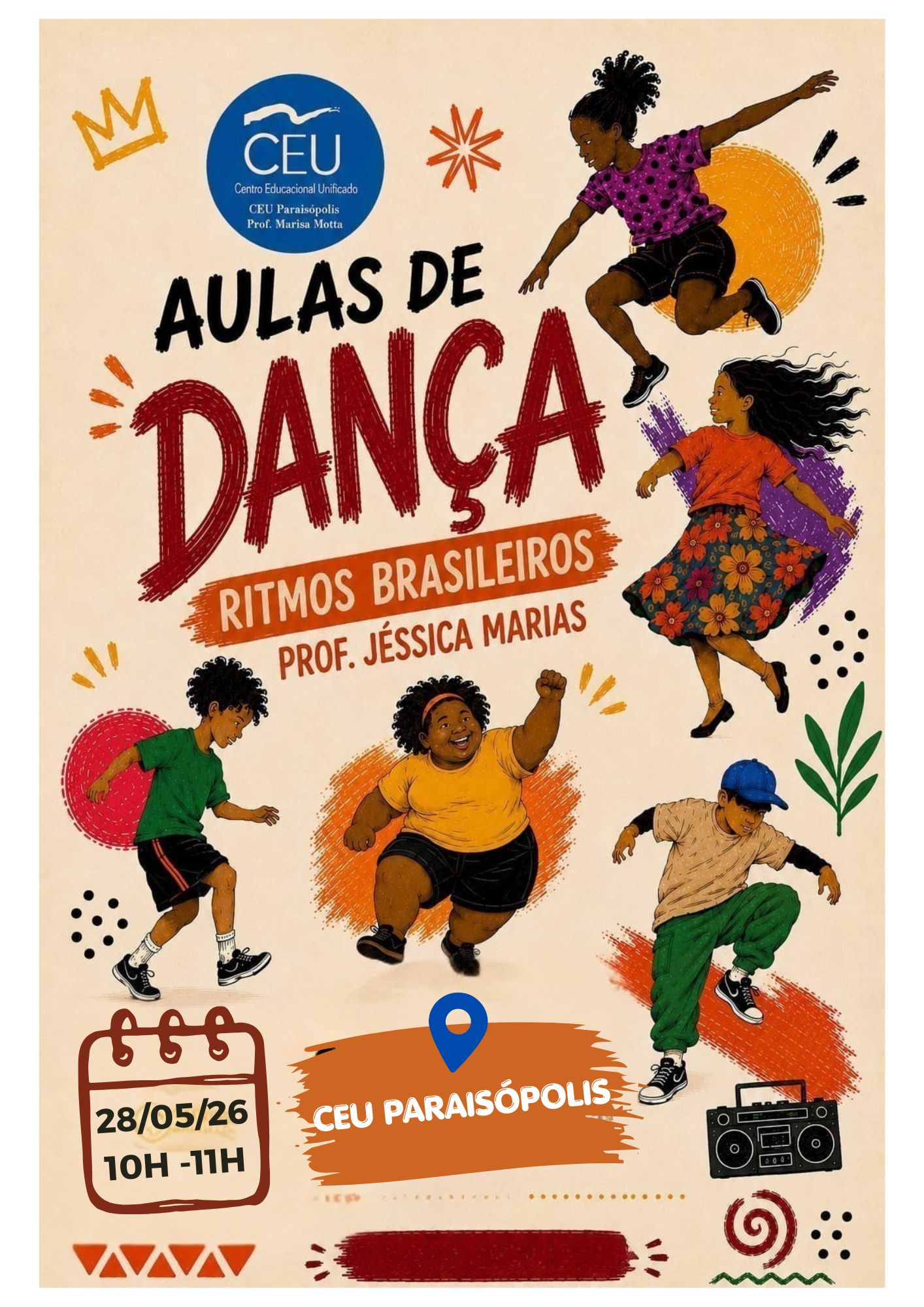 Cartaz da Oficina de Dança