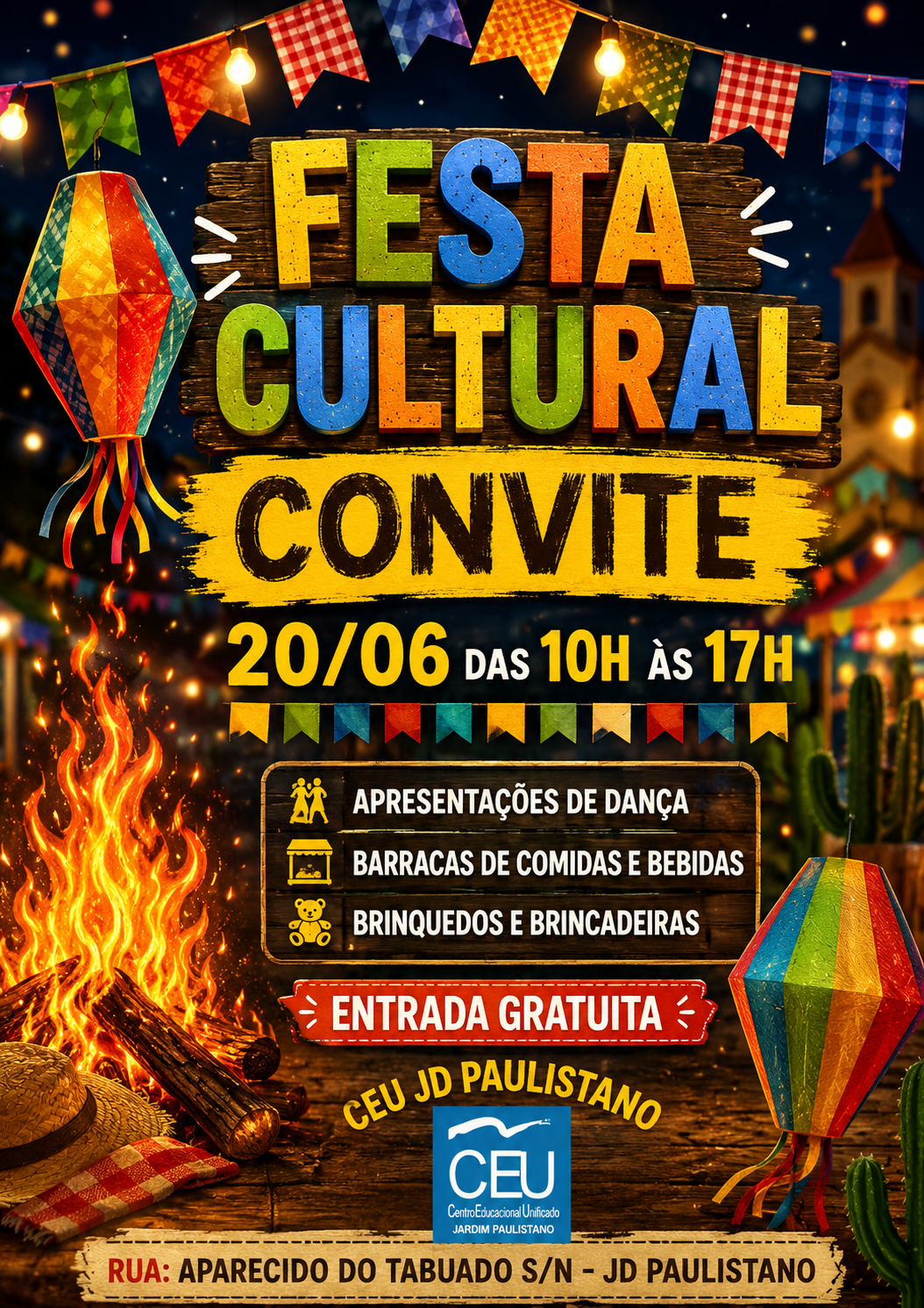 Festa Cultural Convite